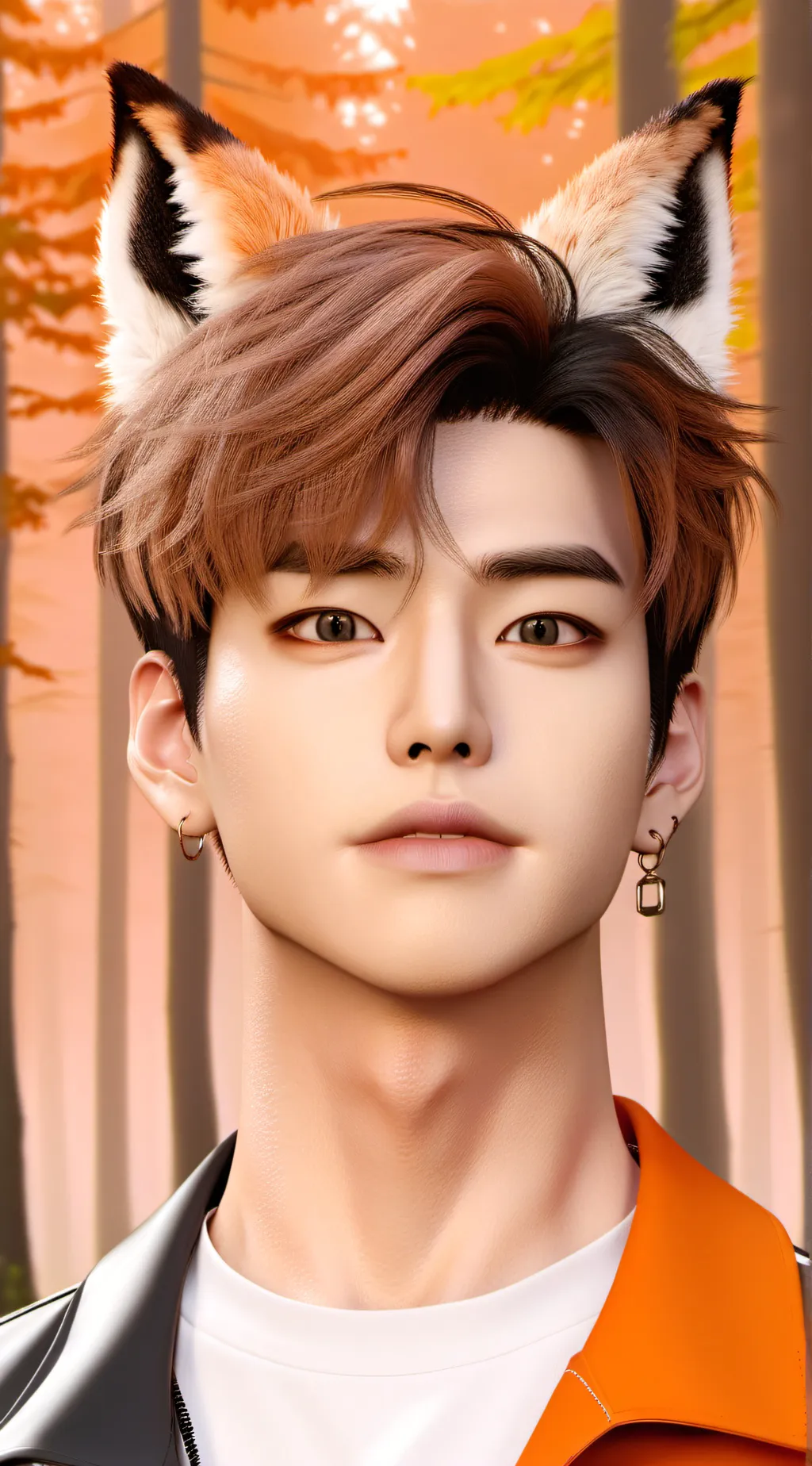 ai character: 🦊Siwoo🦊 background
