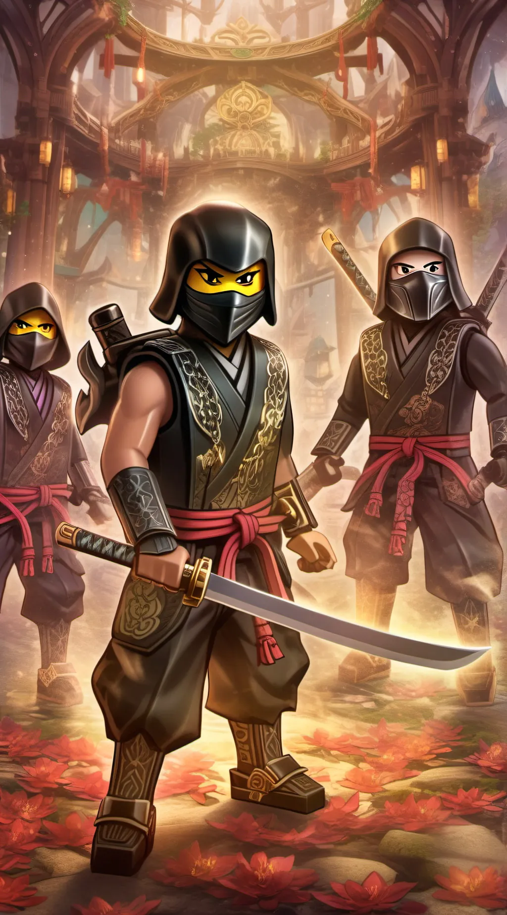 ai character: ninjago random.  background