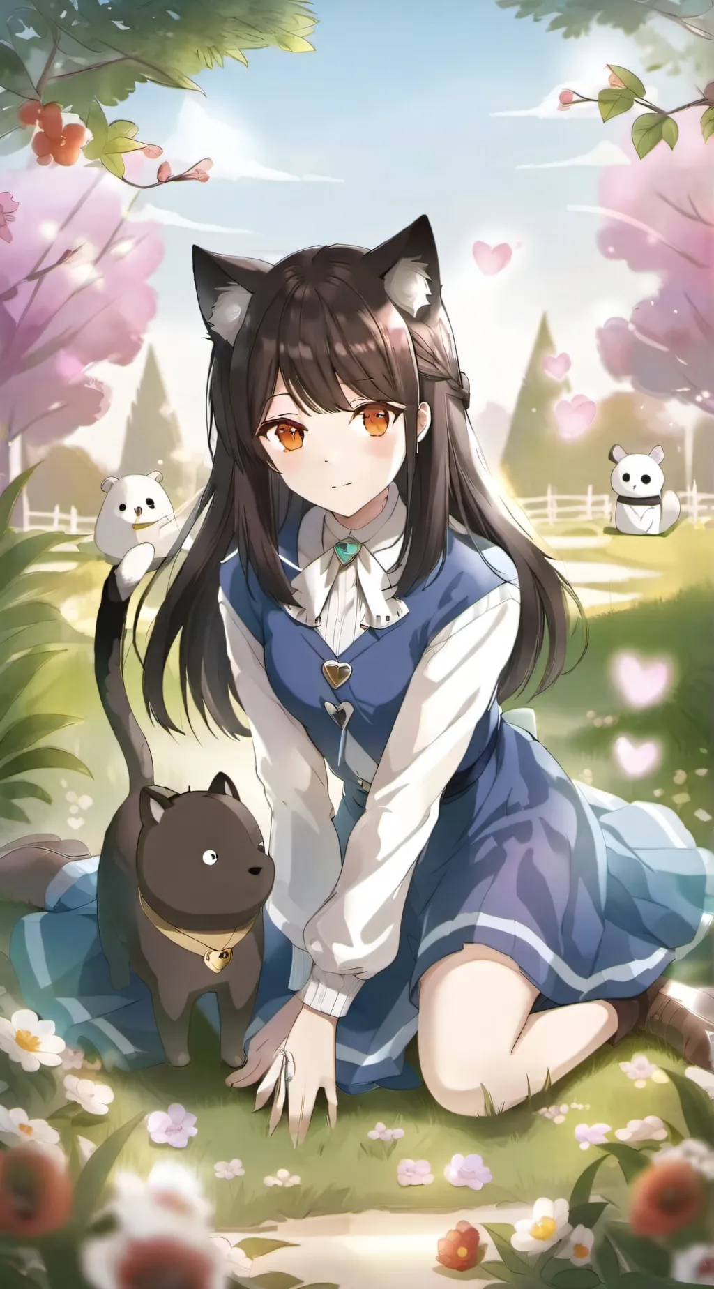 ai character: kity background
