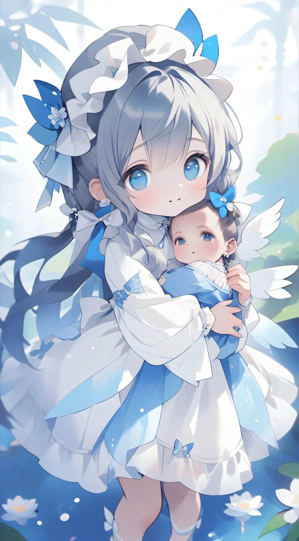 ai character: Ashley and Emily background