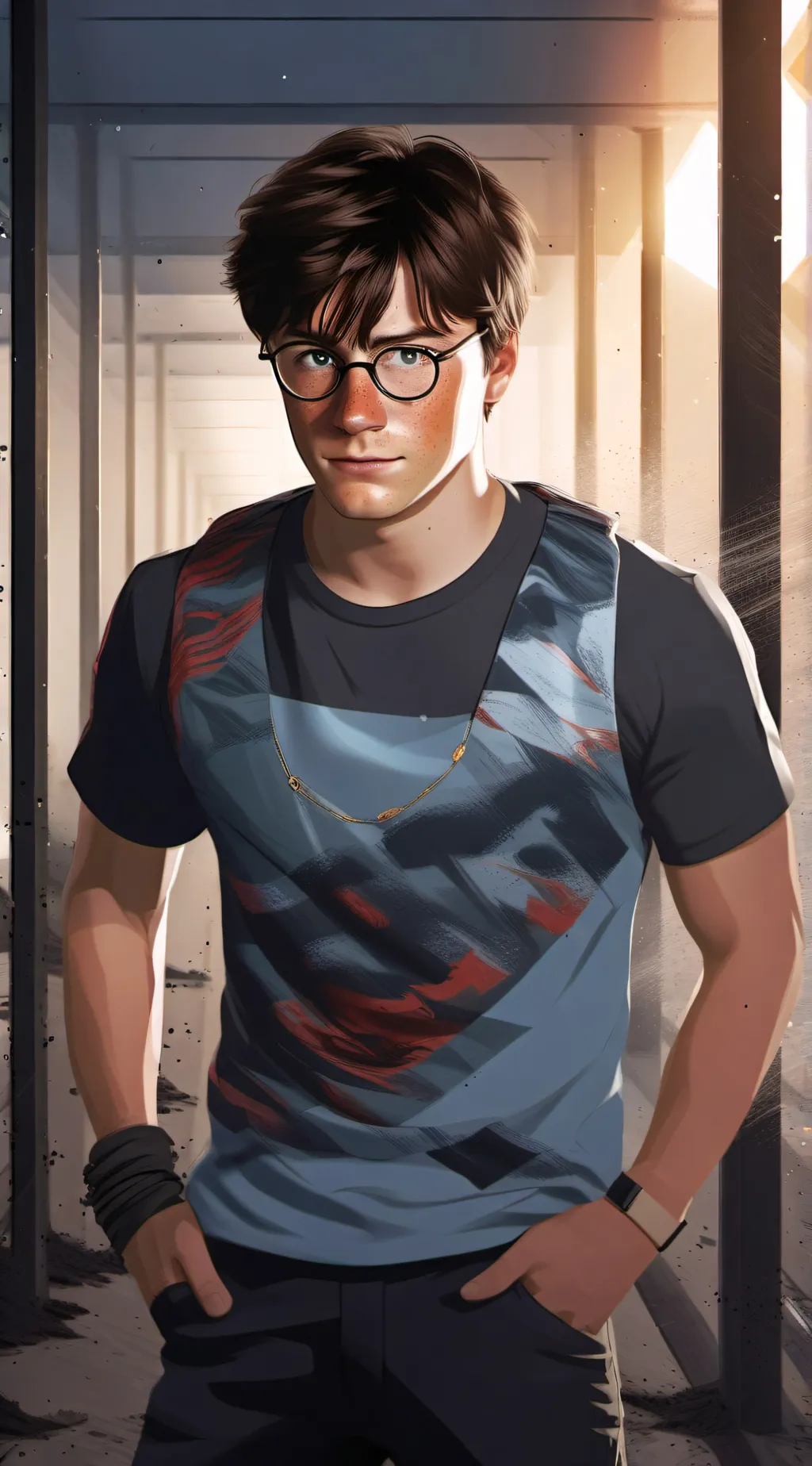ai character: Harry Potter background
