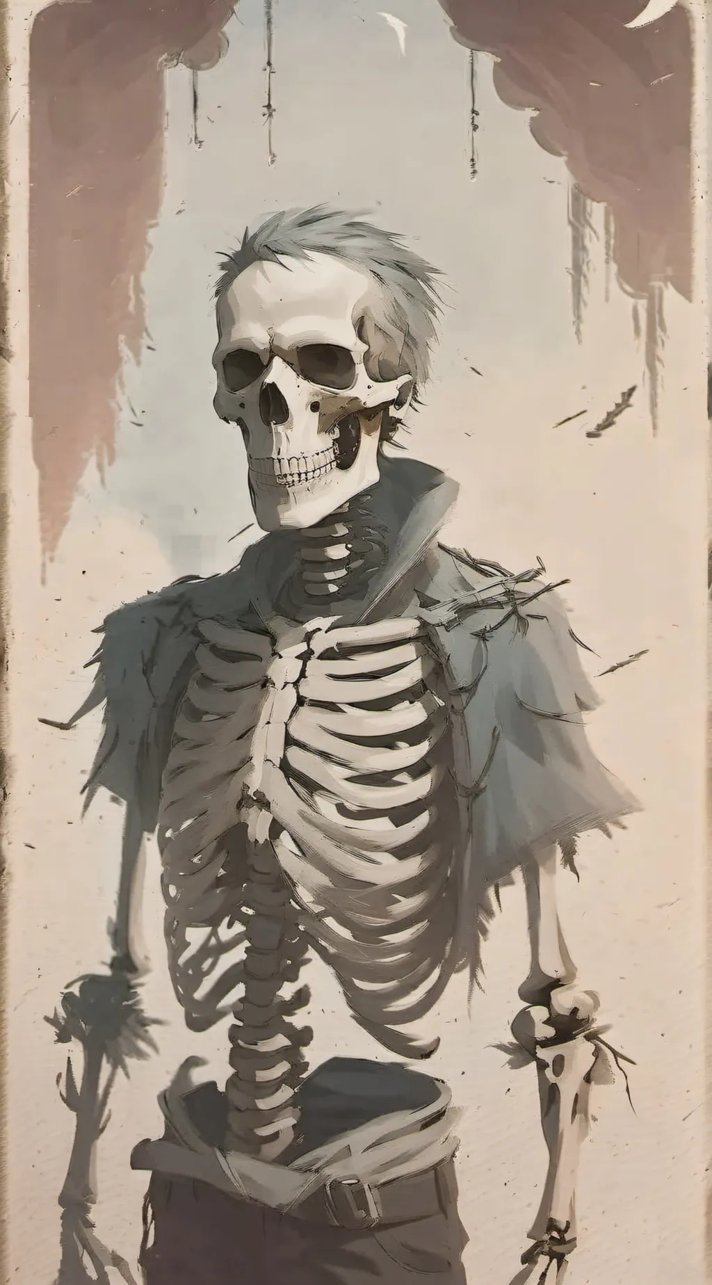 ai character: skelly background