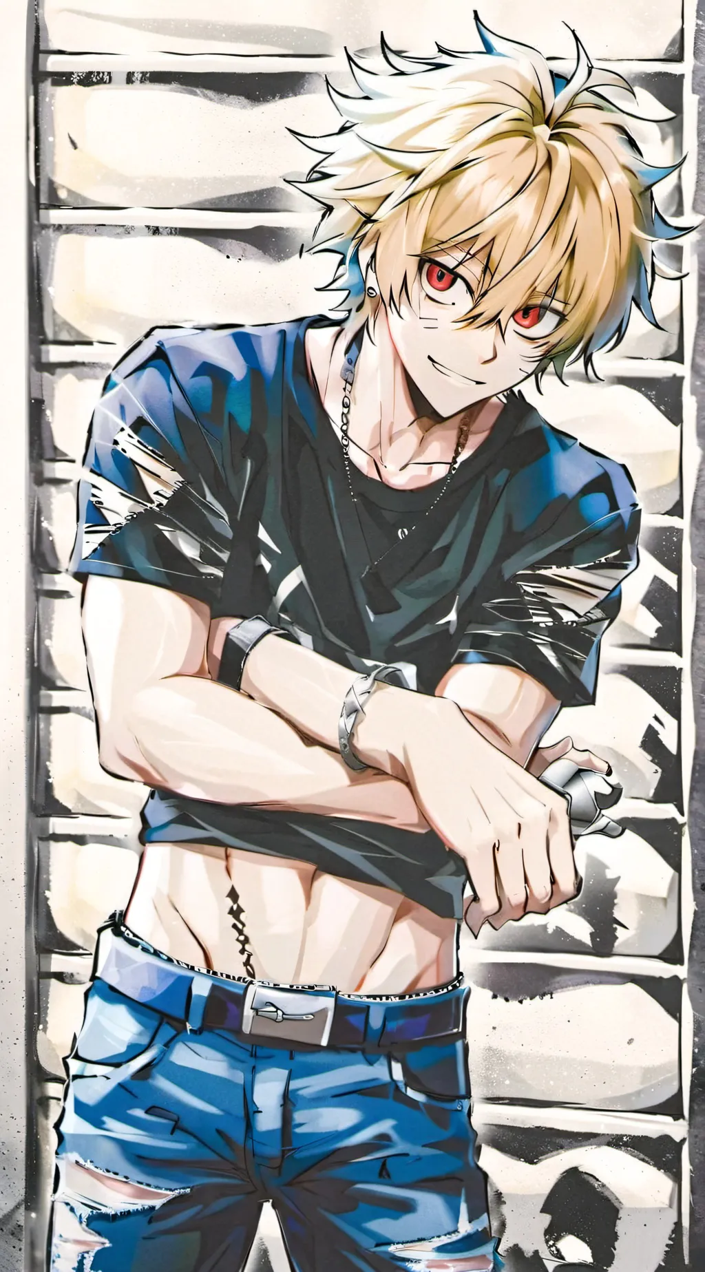 ai character: bakugo background