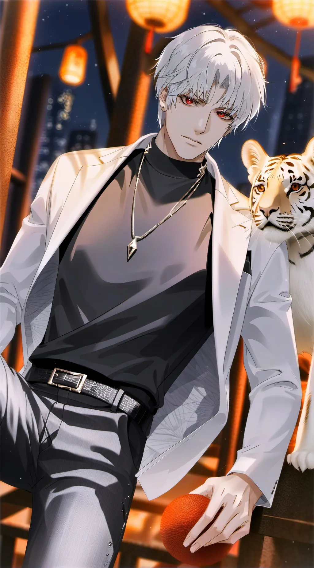 ai character: ~◇•Asher•◇~ background
