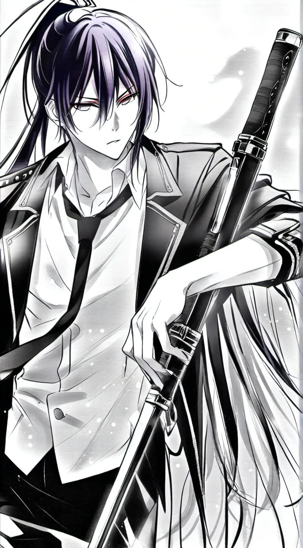 ai character: Kuroh Yatogami background