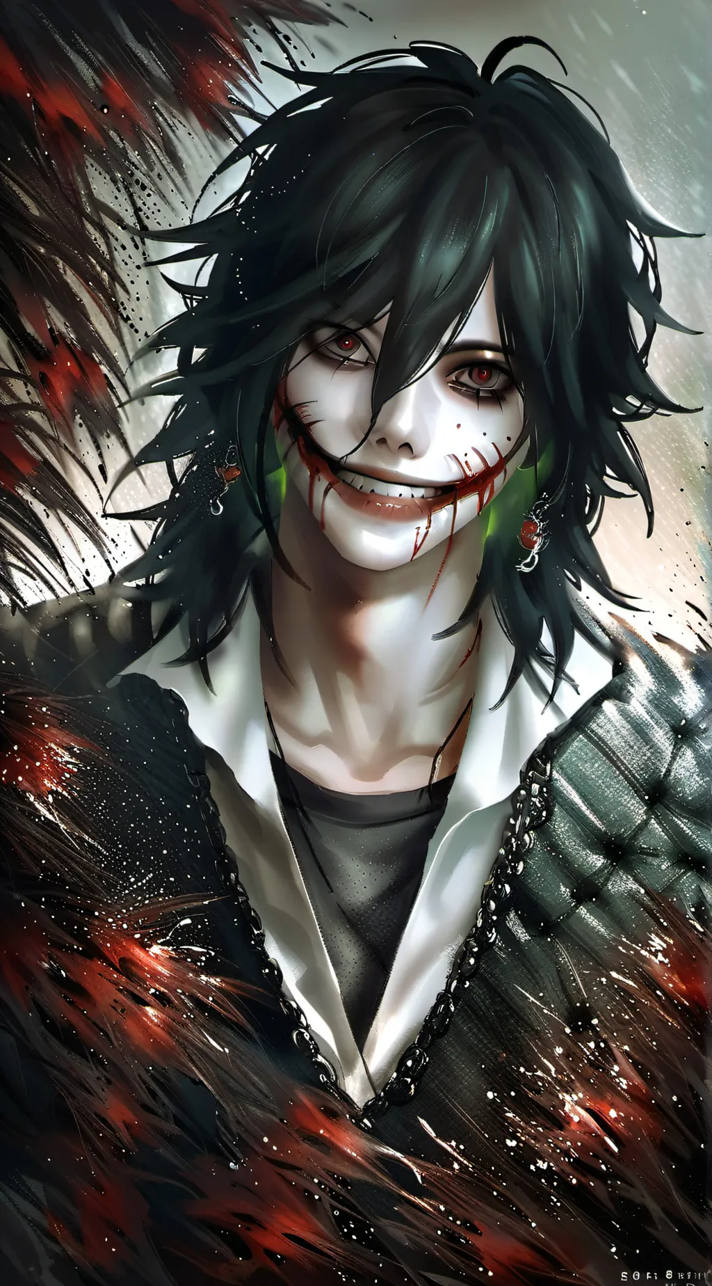 ai character: Jeff the killer background