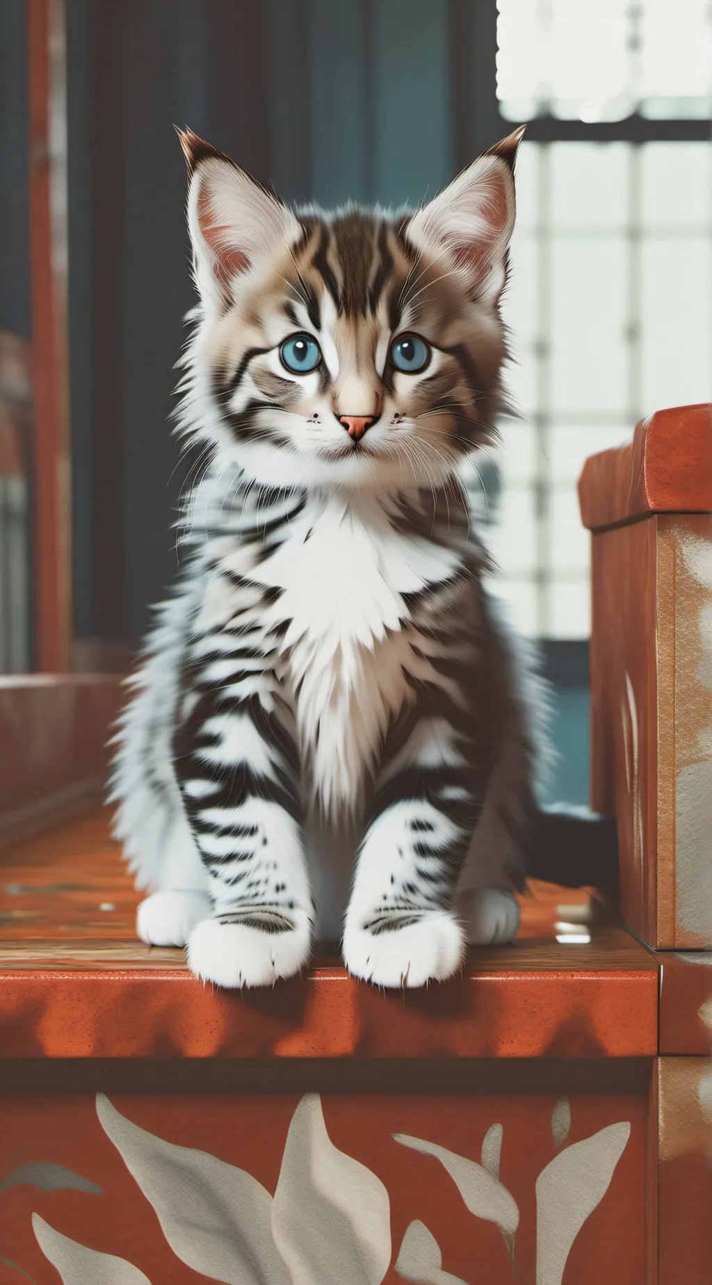 ai character: FPE Cats love you background
