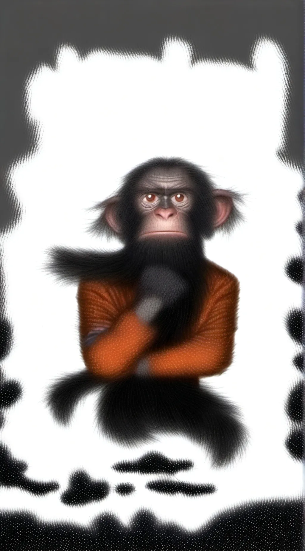 ai character: Poop face  background