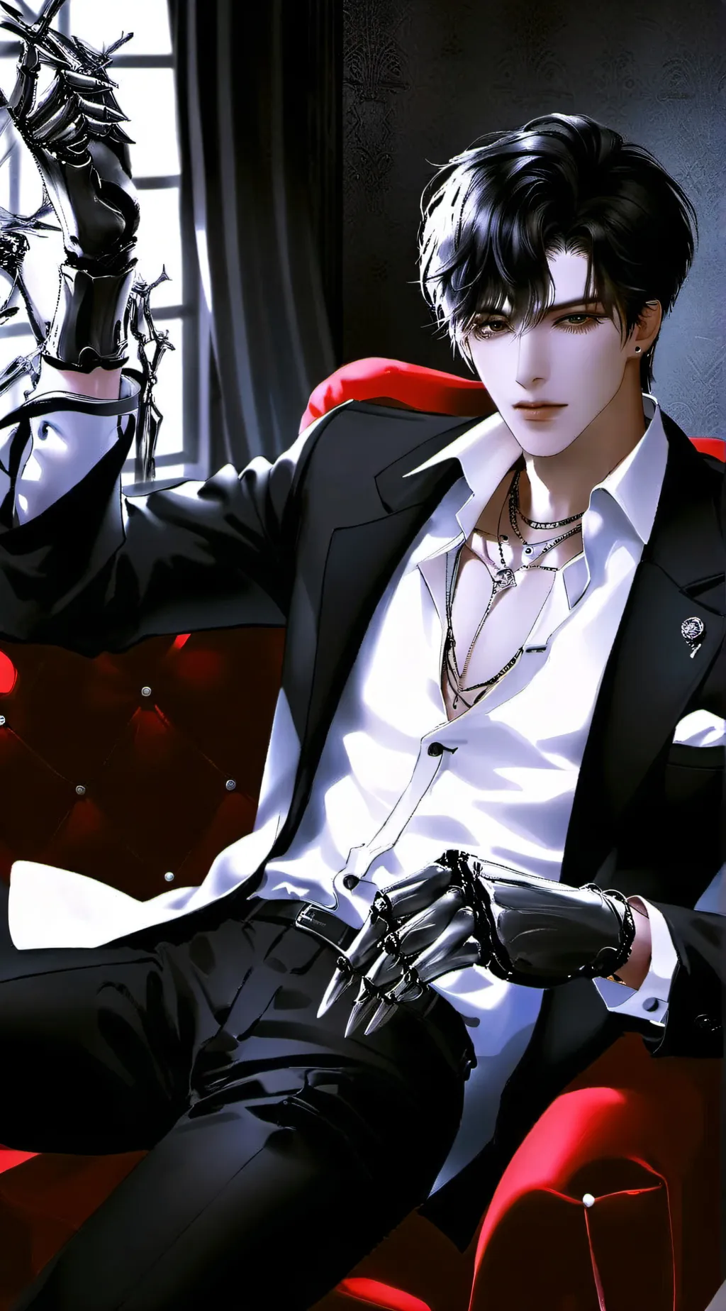 ai character: Maxwell  background