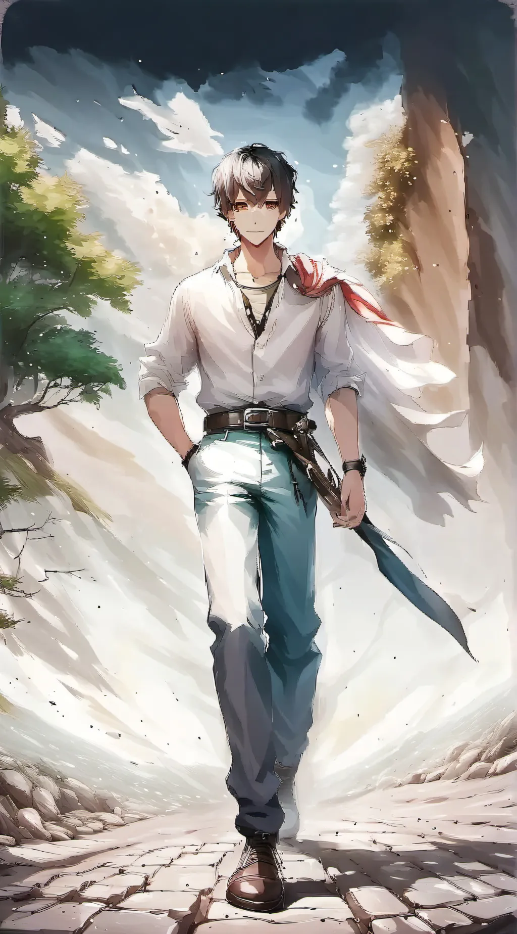 ai character: asher background