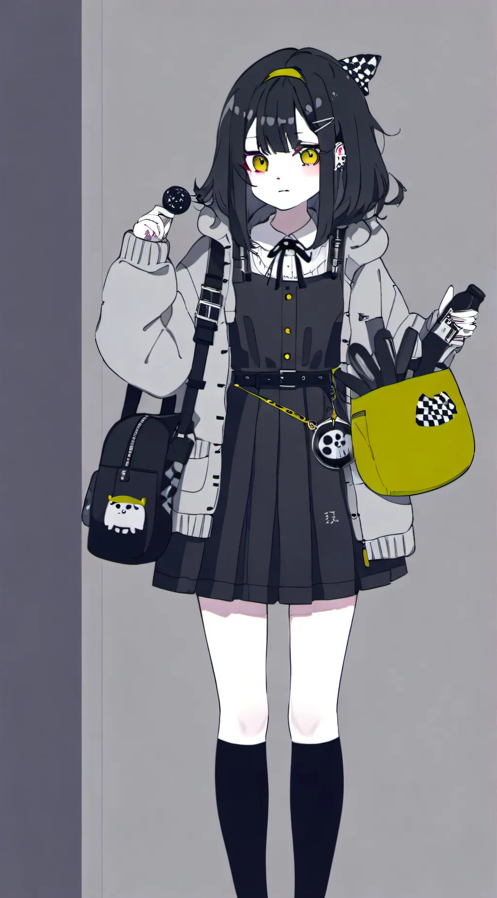 ai character: scream but a girl background