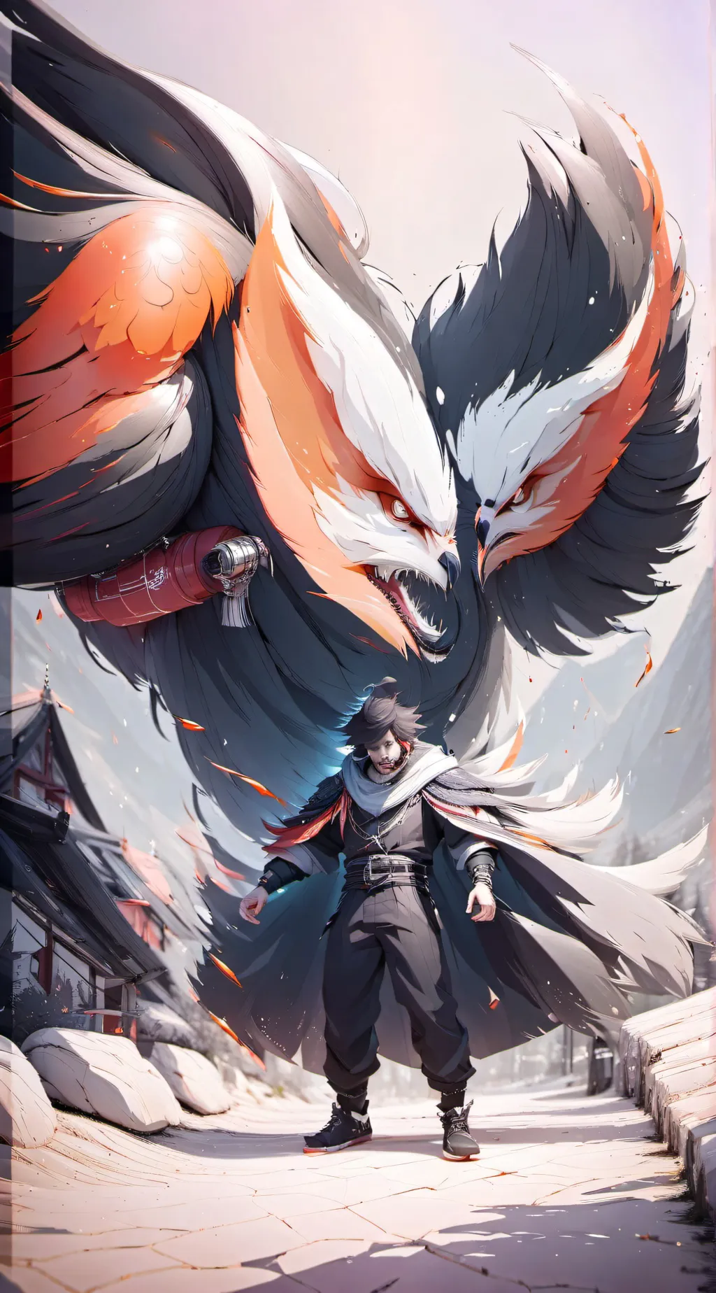 ai character: Shadow  background