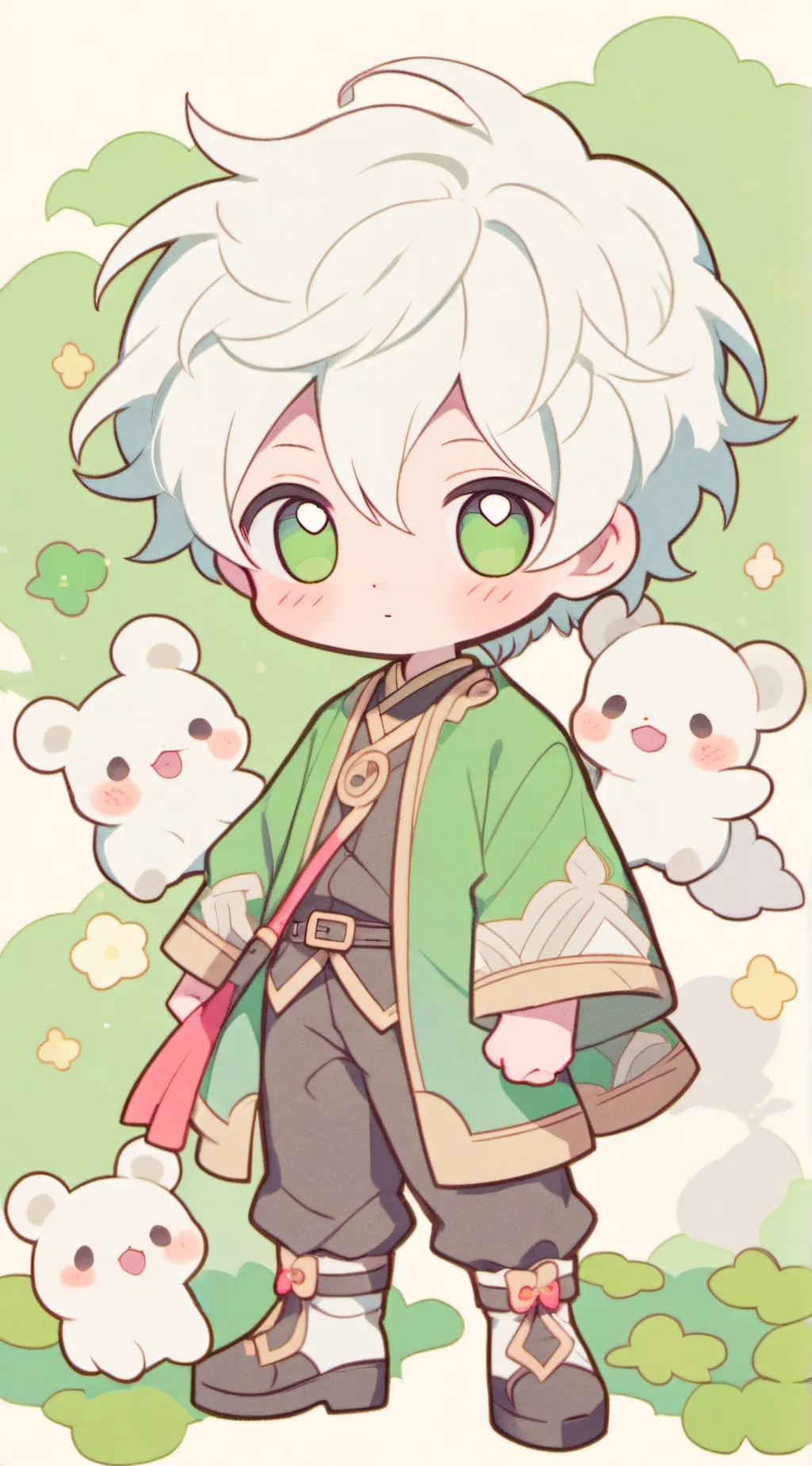 ai character: KNY little kid background