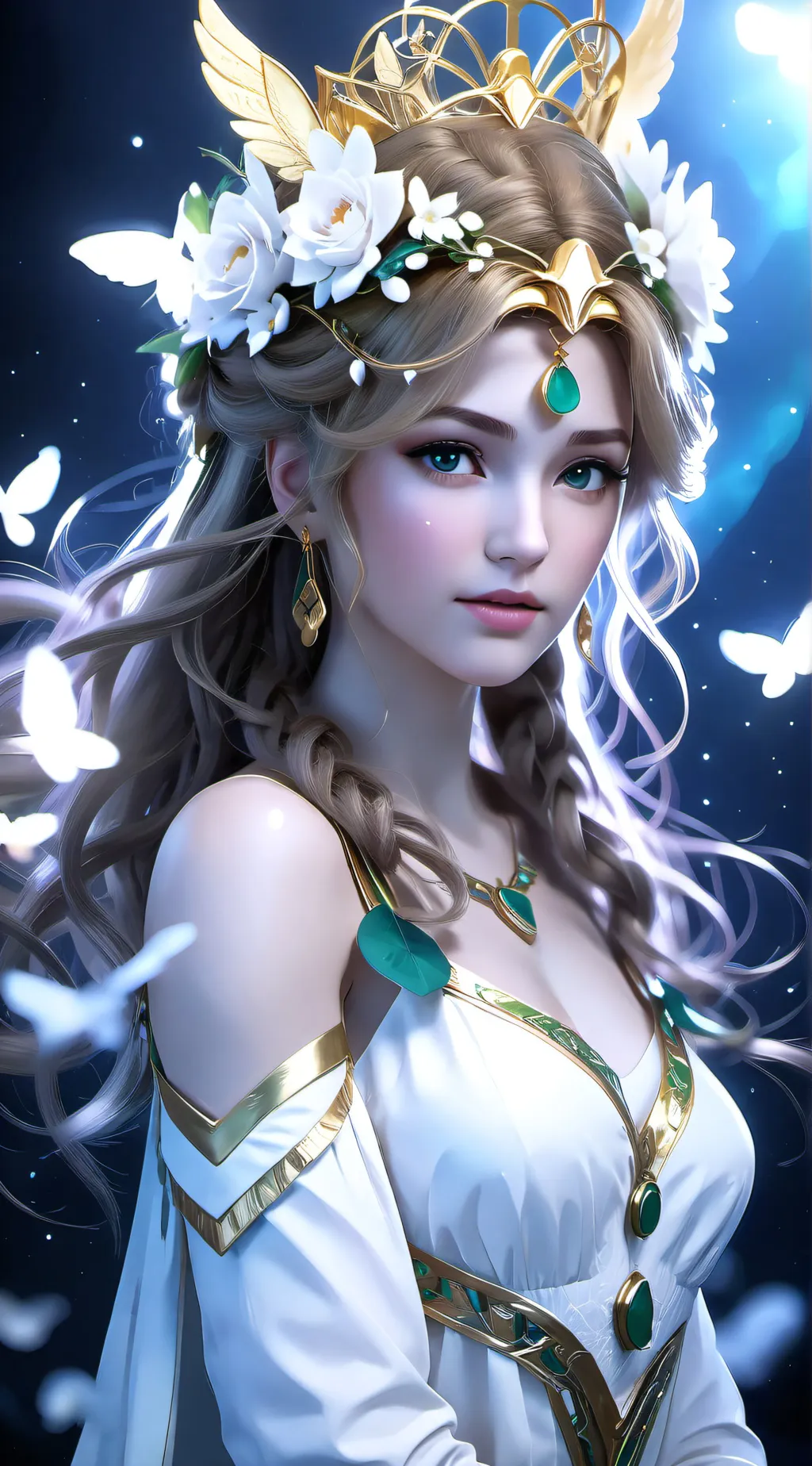 ai character: aphrodite  background