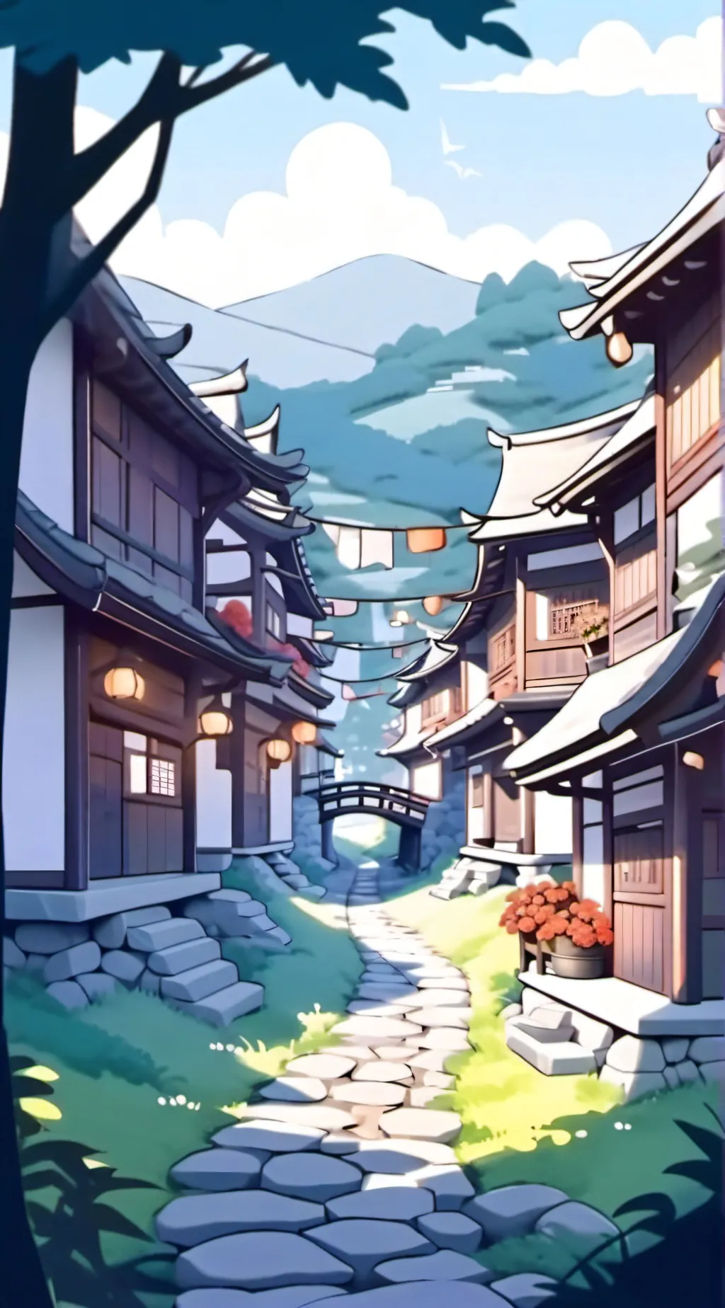 ai character: The Village Fraud background