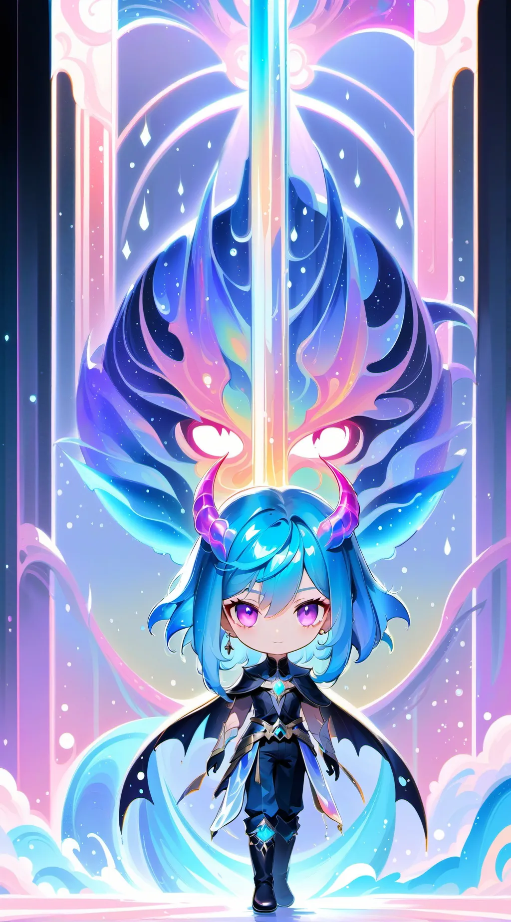 ai character: hell background