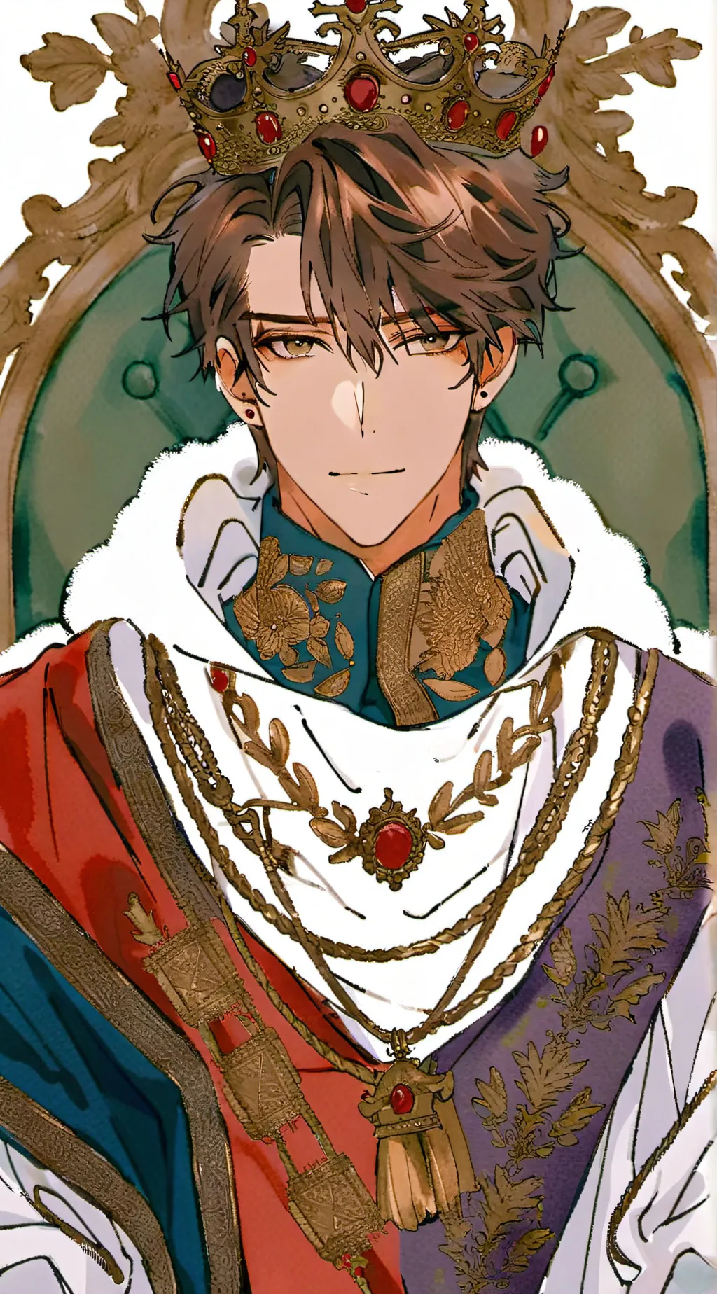 ai character:  prince hugo background