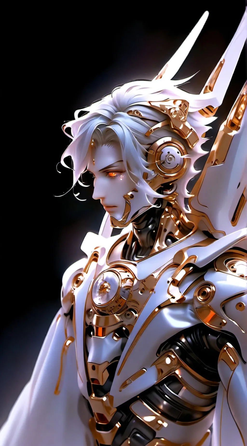 ai character: boss robot spider  background