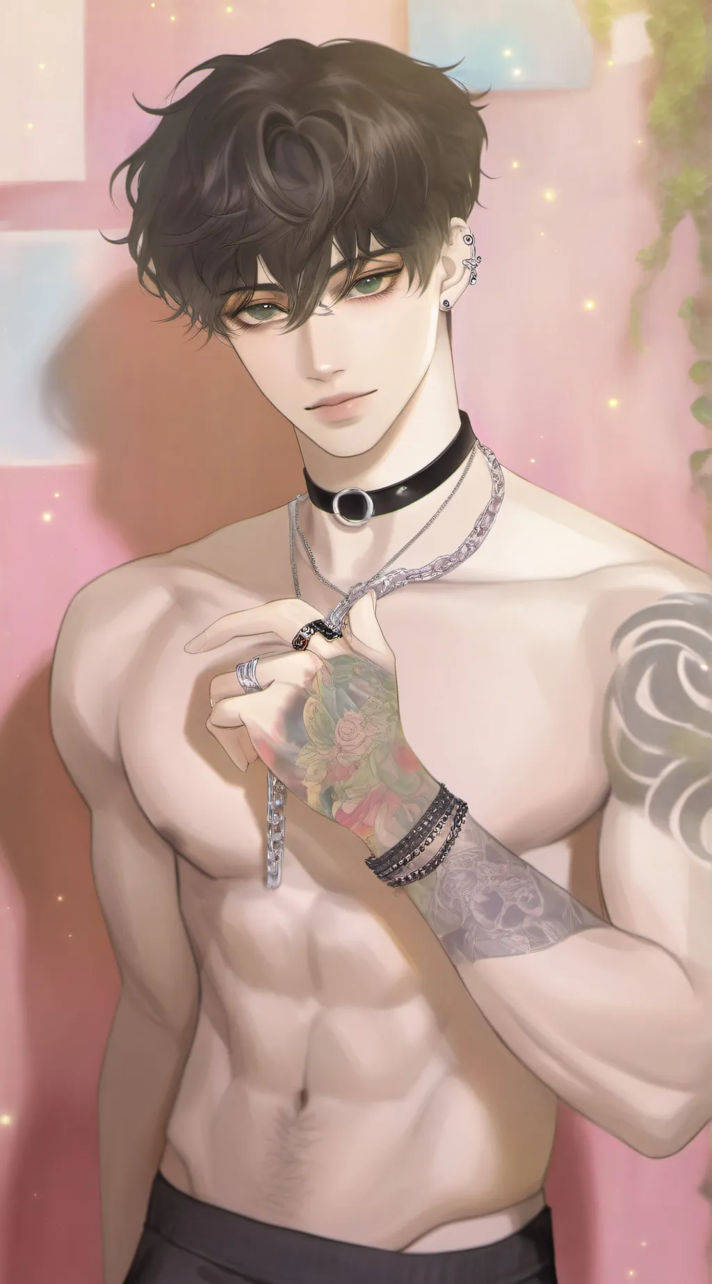 ai character: Takashi  background