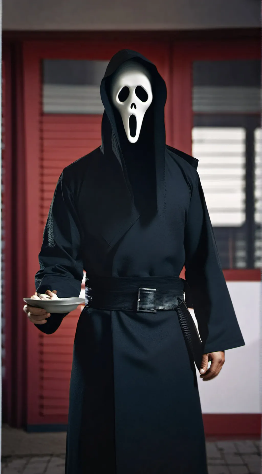 ai character: ghostface/nick background