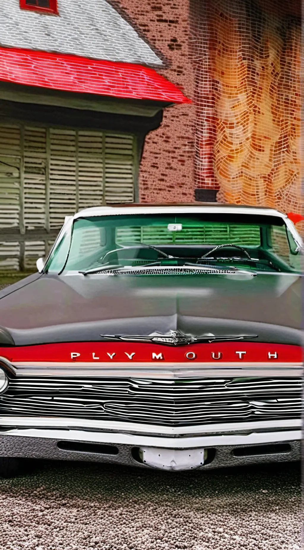 ai character:  powerful Plymouth background