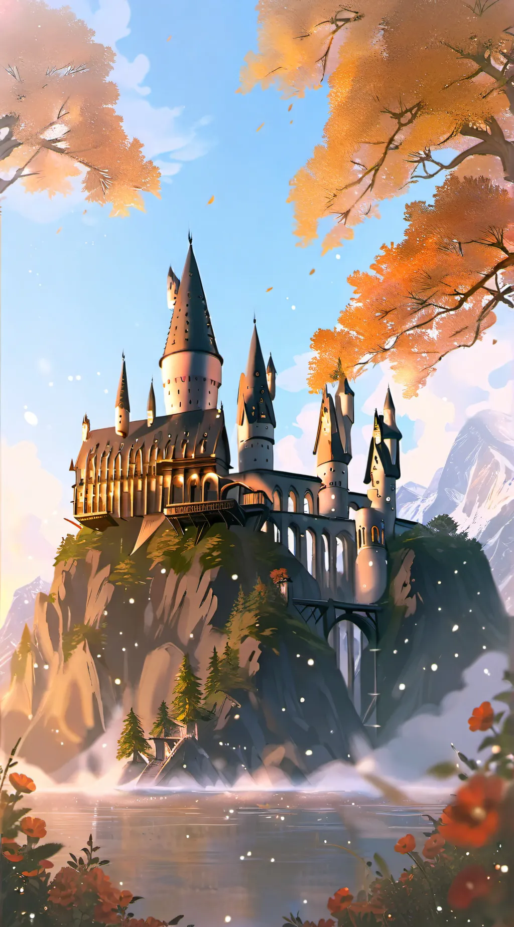 ai character: hogwarts  background
