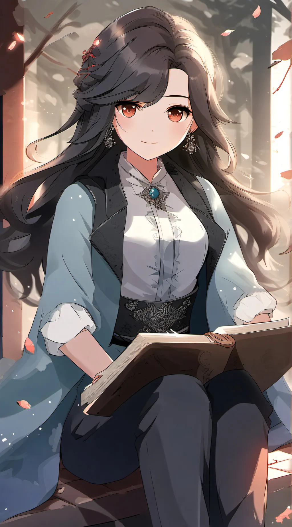 ai character: Ashley background
