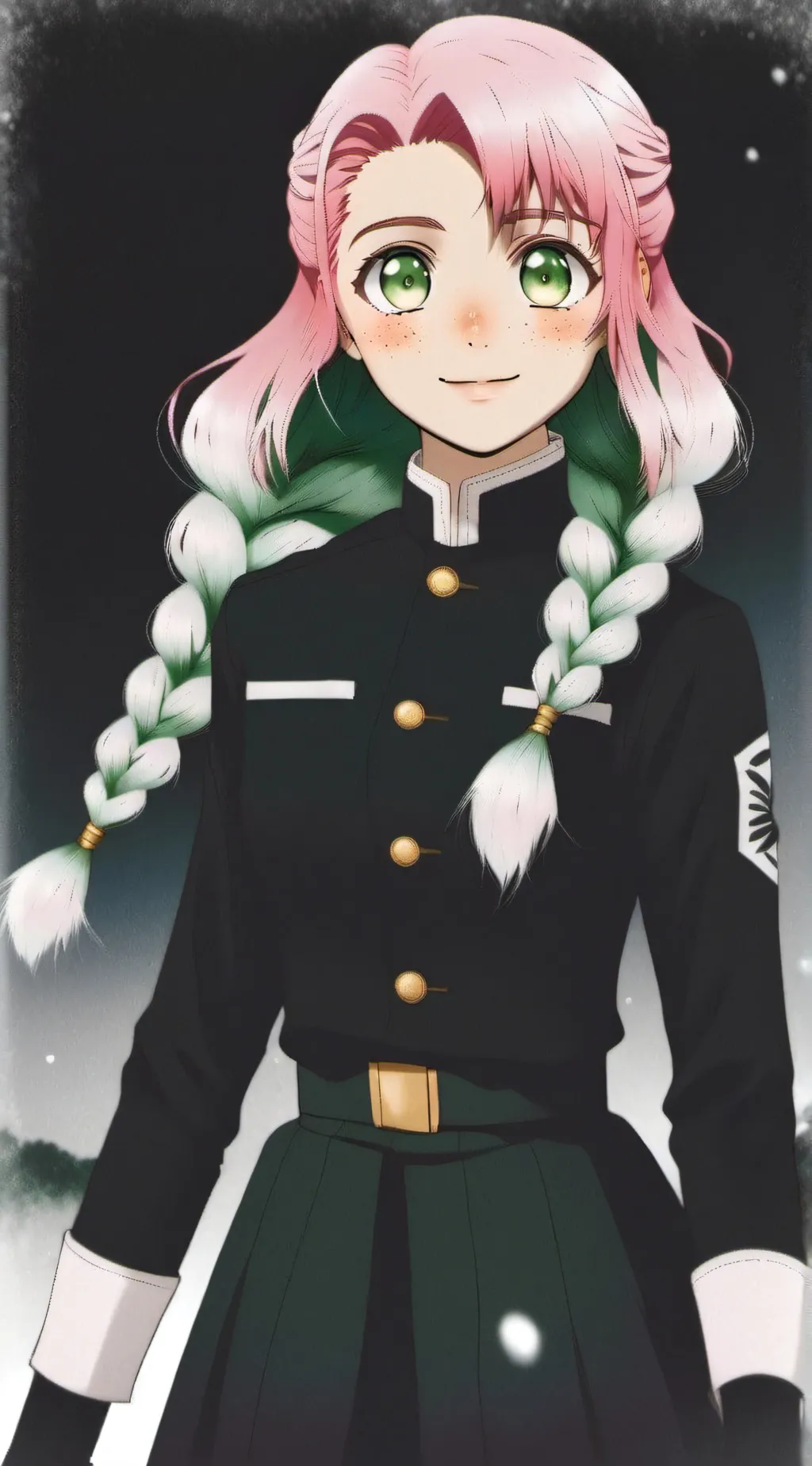 ai character: Mitsuri Kanroji background