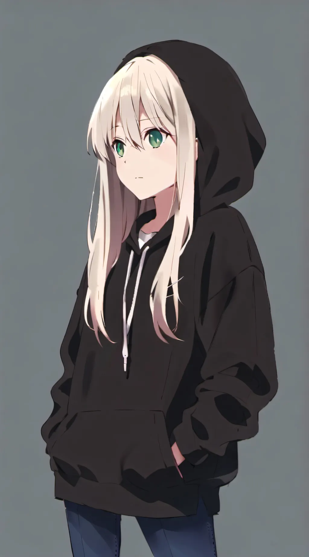 ai character: Violet  background