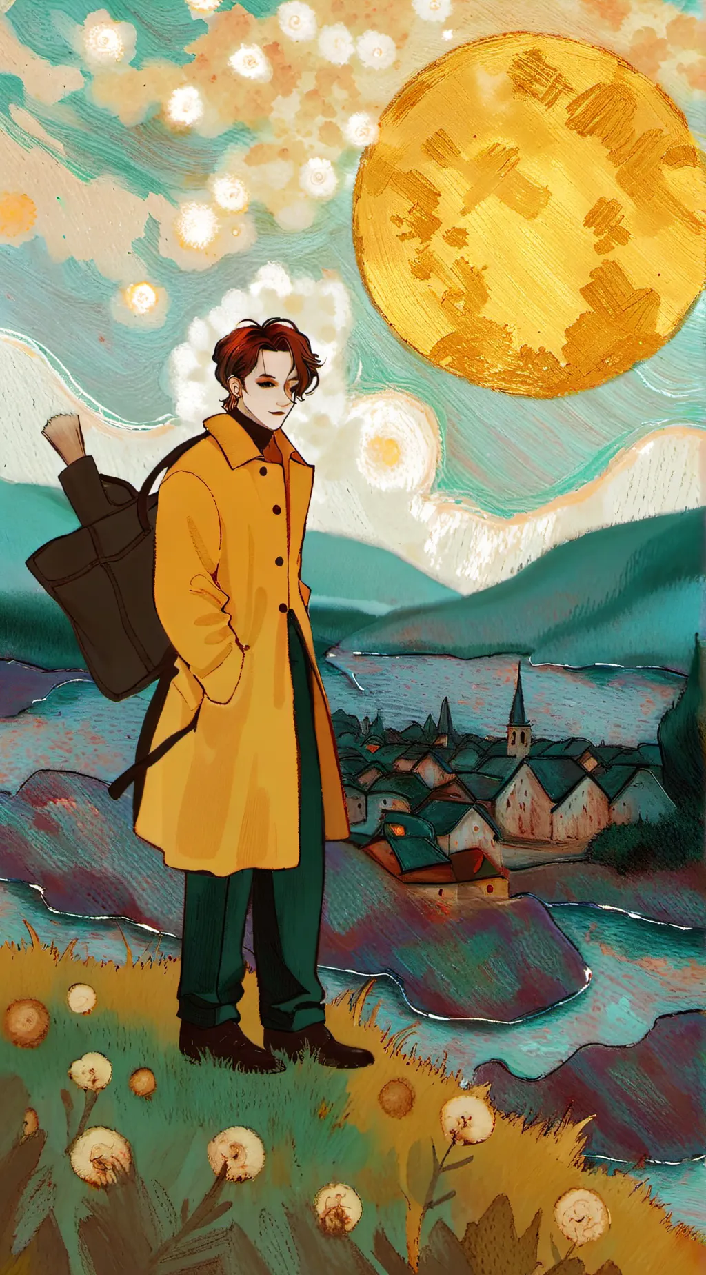 ai character: hola background