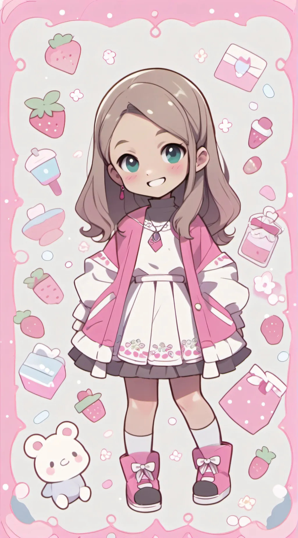 ai character: Ariel  background
