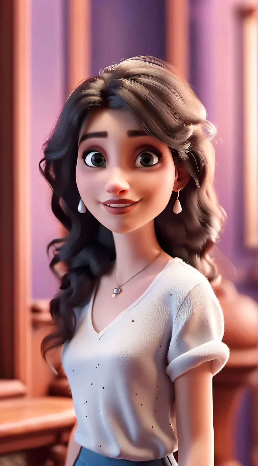 ai character: Nancy  background