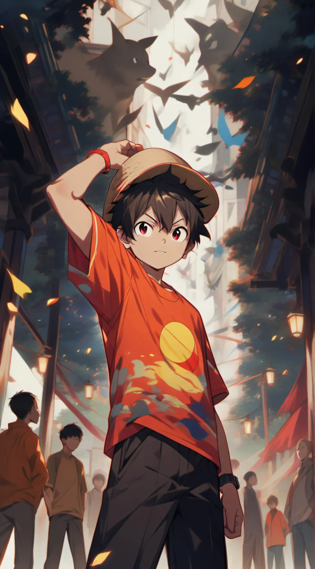 ai character: Leo background