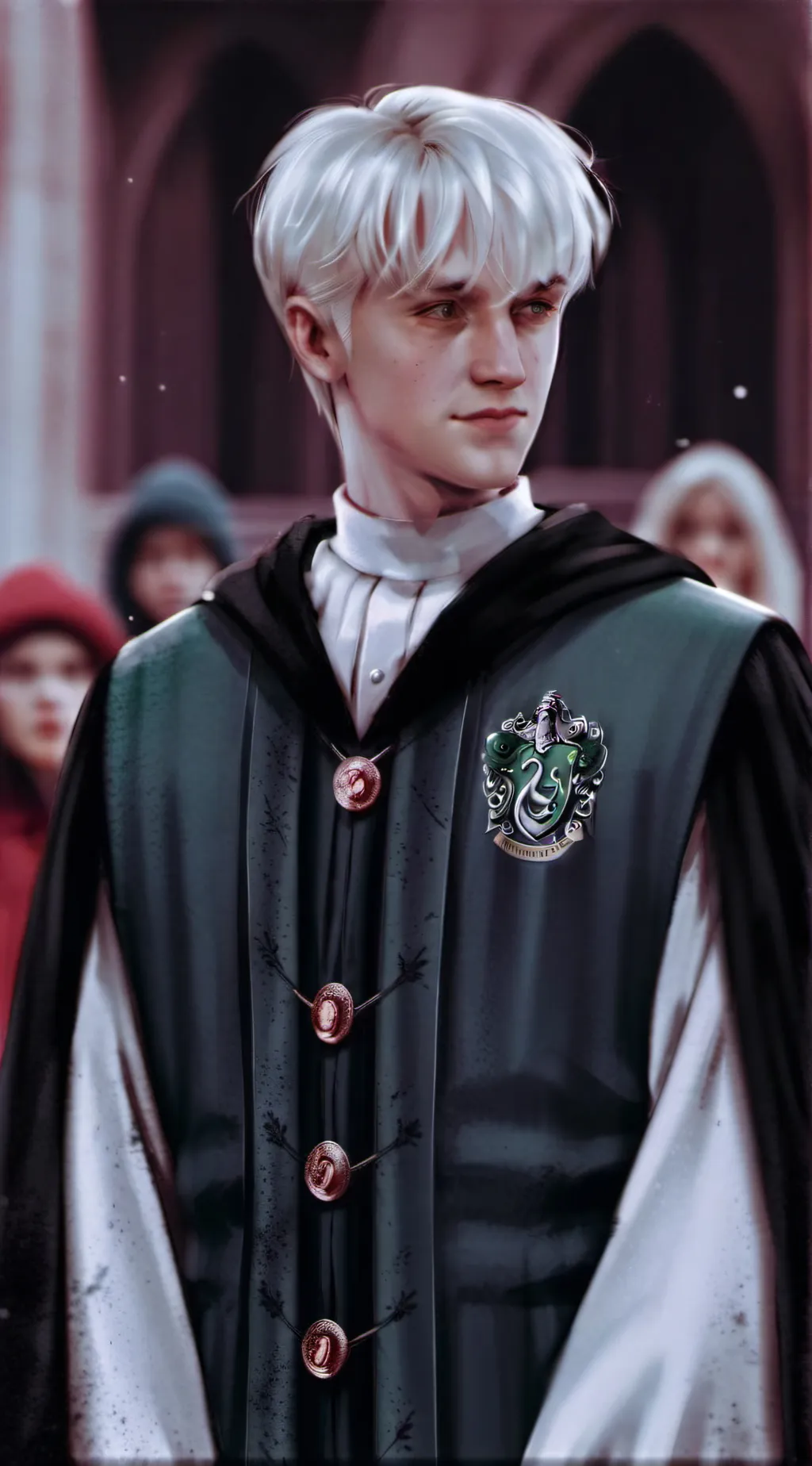 ai character: Draco Malfoy  background