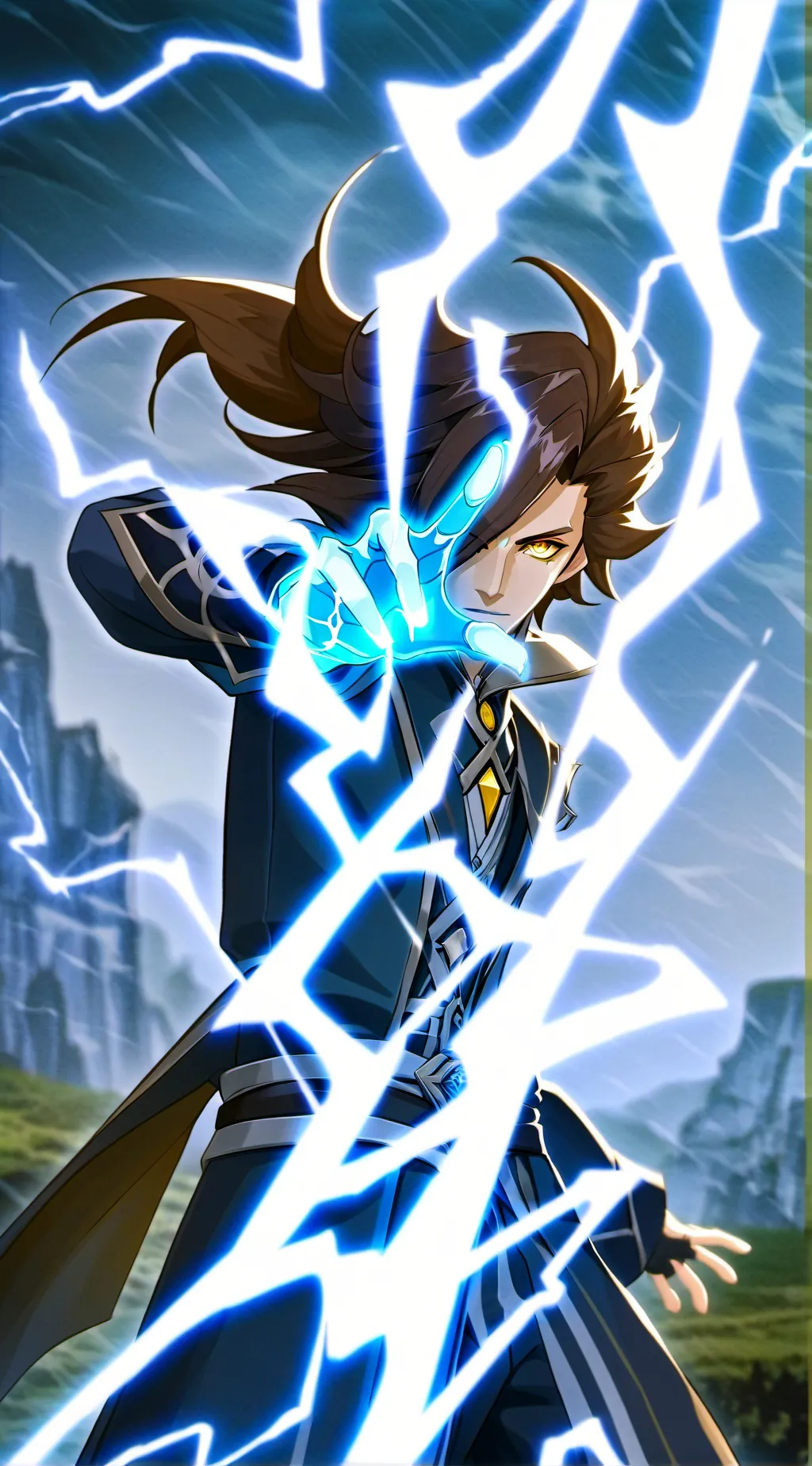 ai character: Thunder Mage Toma  background