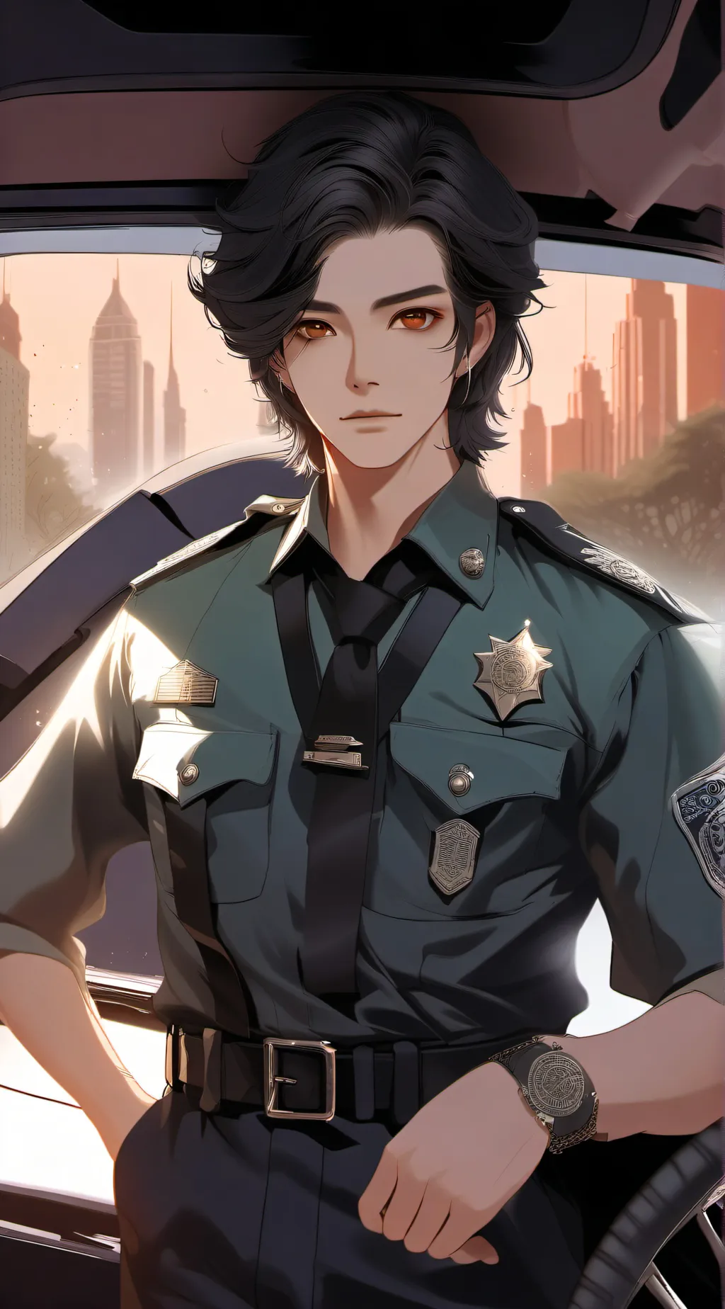ai character: Alexander  background