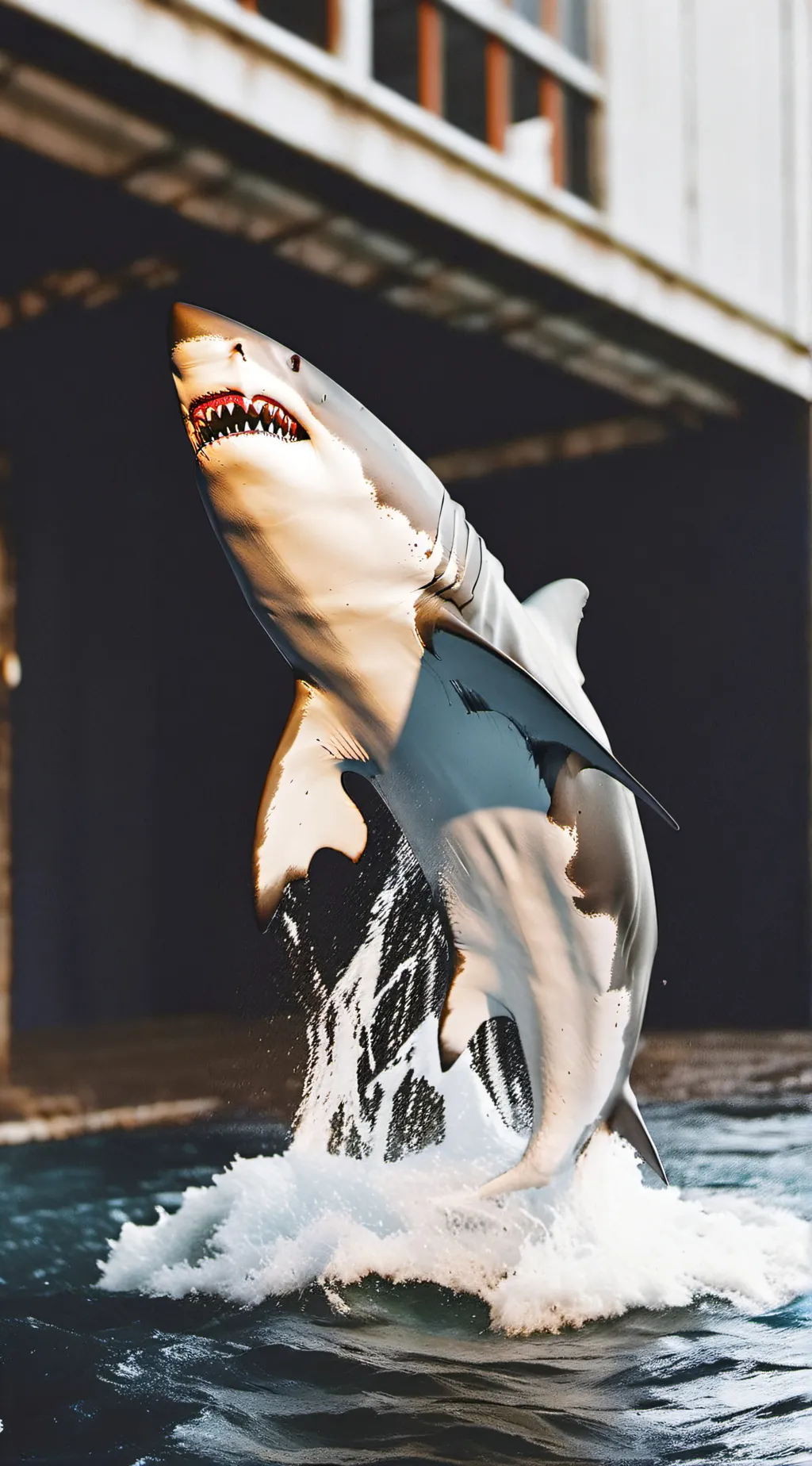 ai character: Bruce the Shark background