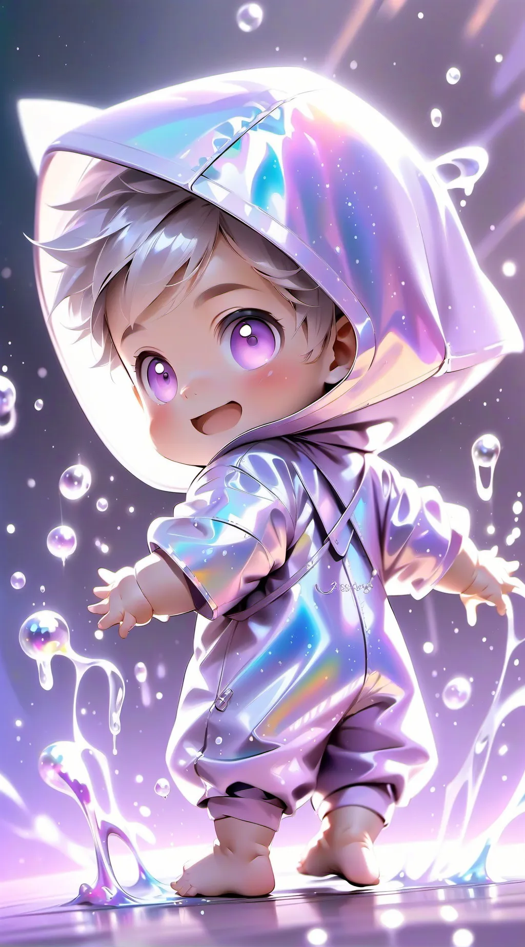 ai character: ur child  background