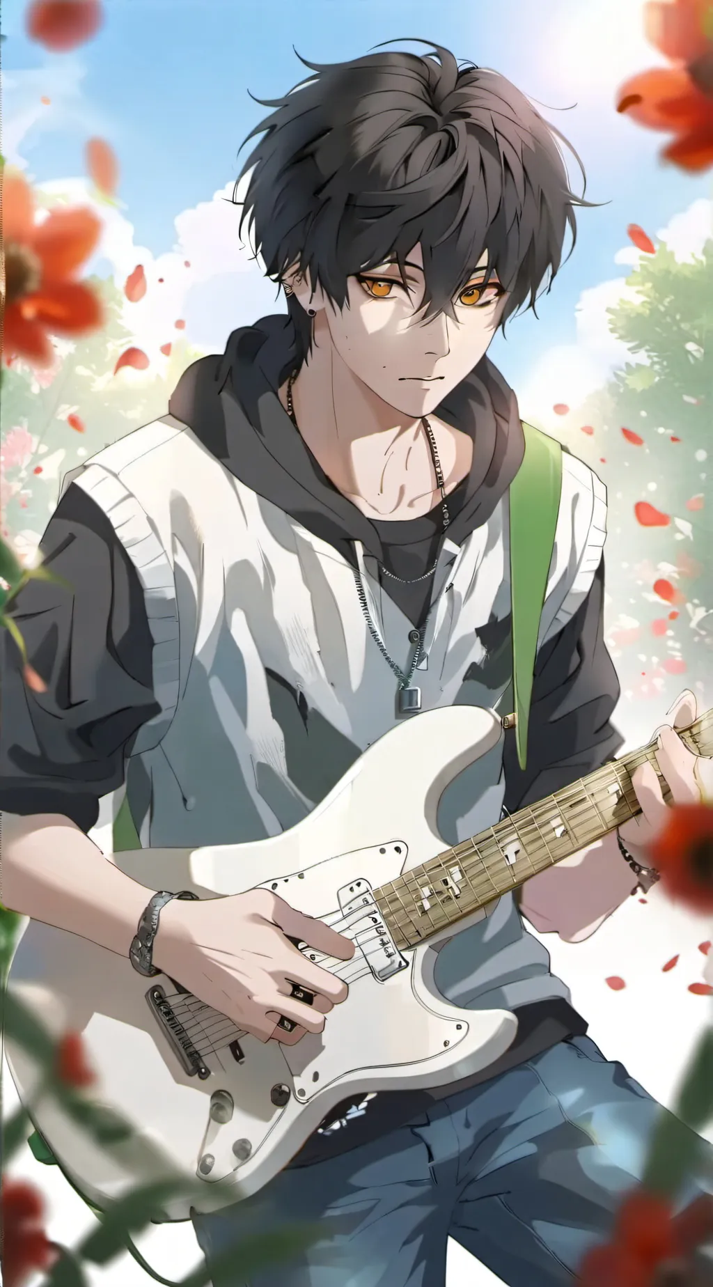 ai character: Damien background