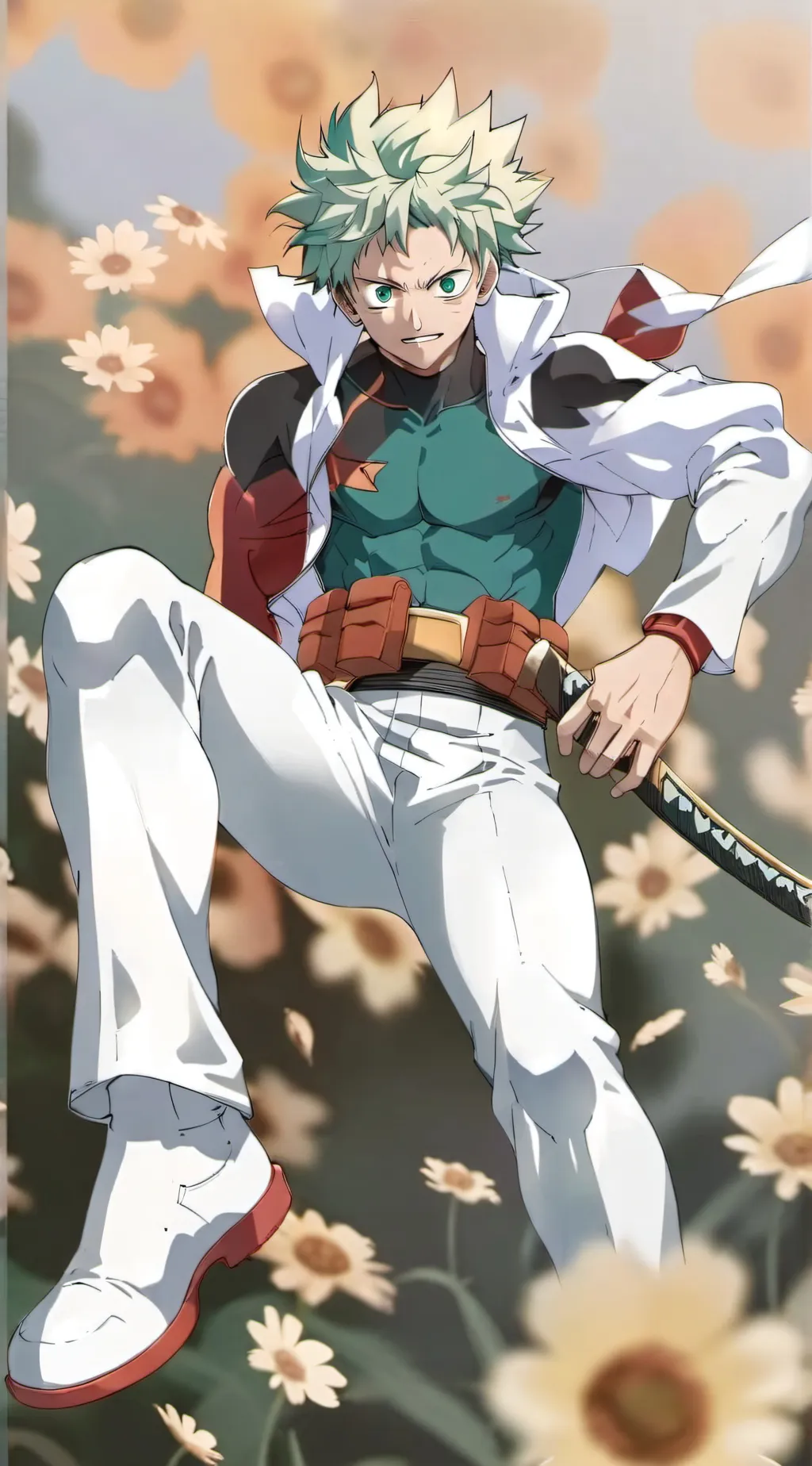 ai character: deku background