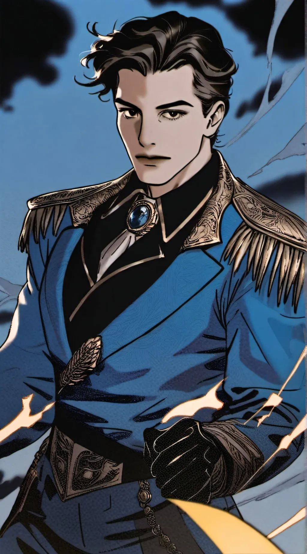 ai character: Federico  background