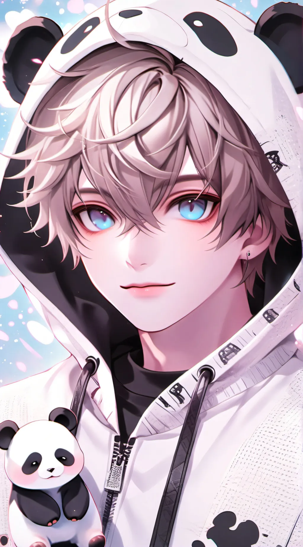ai character: 🐼🐹•Dhustin🐹🐼 background