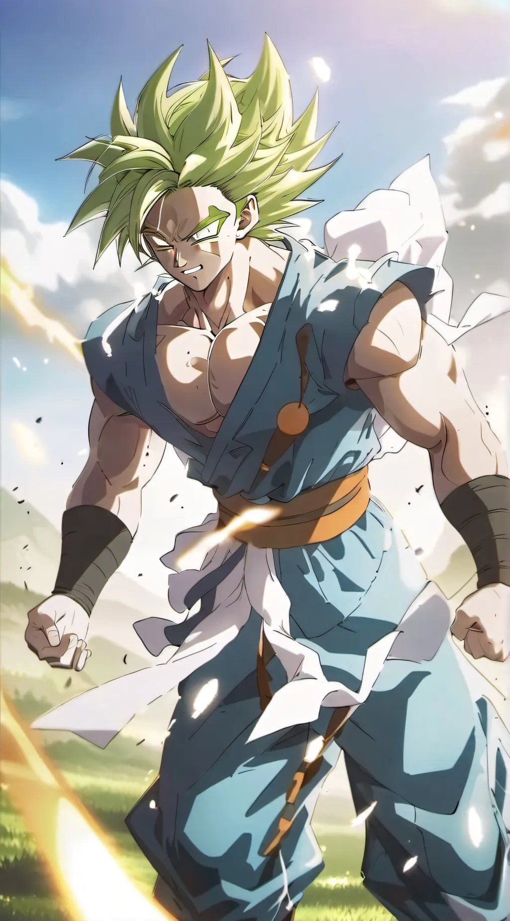 ai character: Goku vs Frieza 2 background
