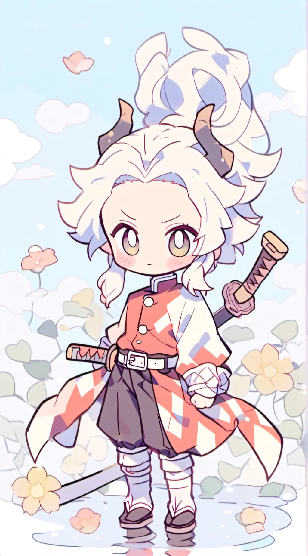 ai character: kamado siblings  background