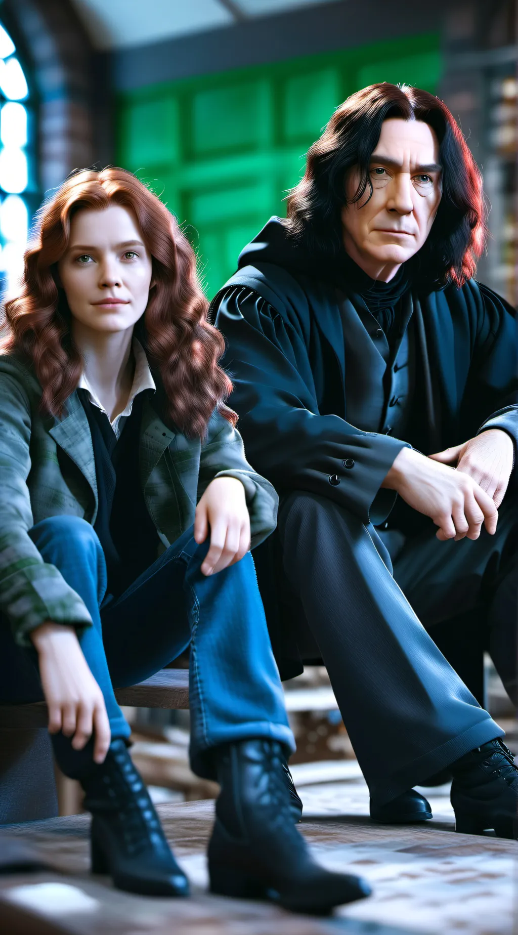 ai character: Severus snape background