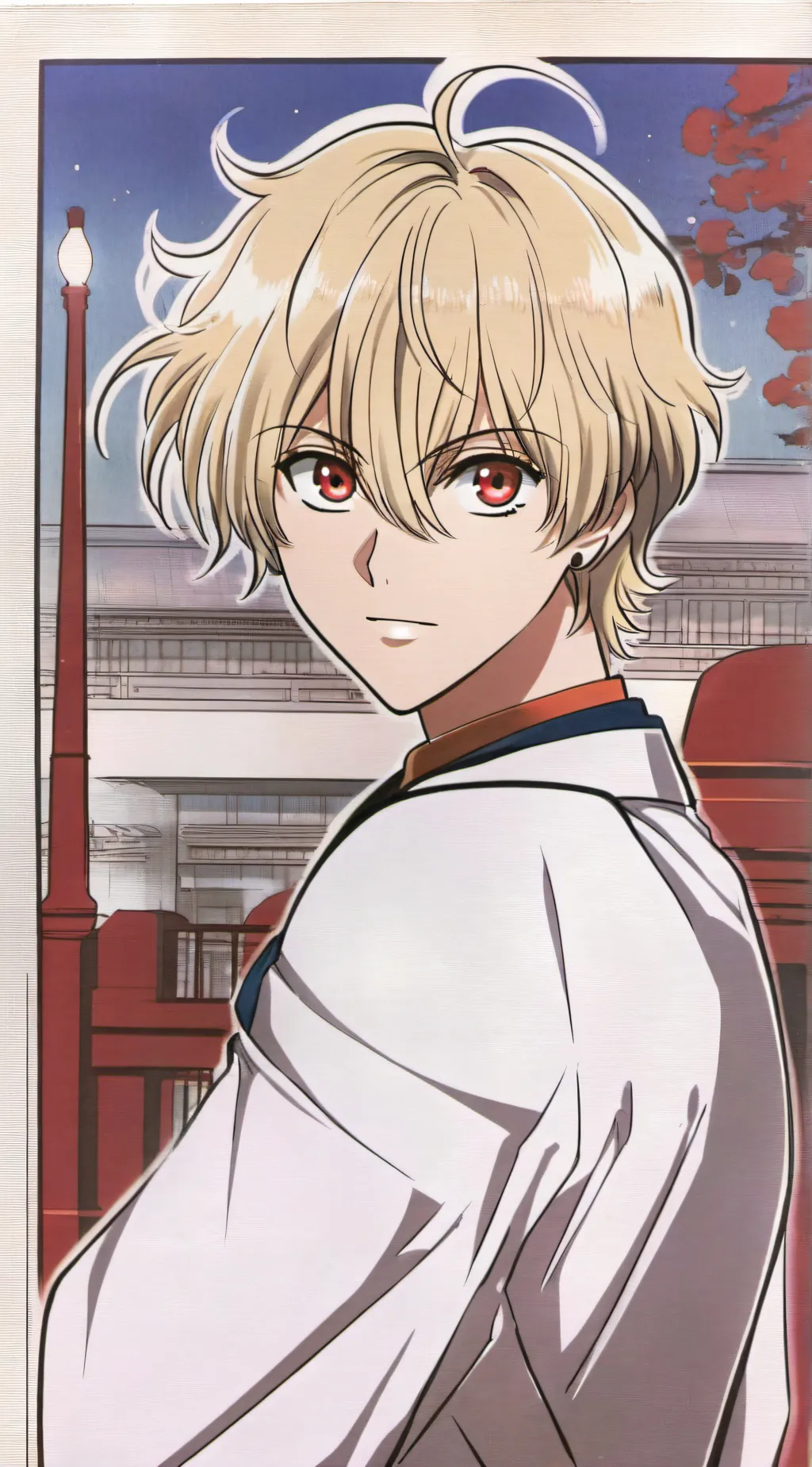 ai character: Bakugo's b'day background