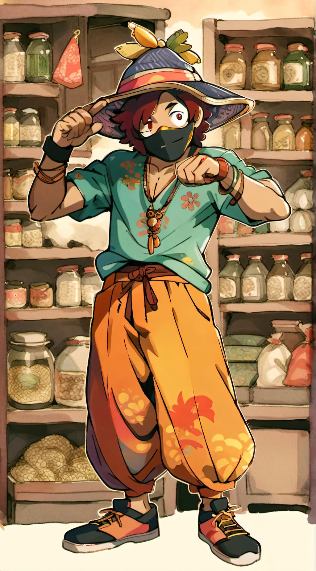 ai character: Solar new Creation background