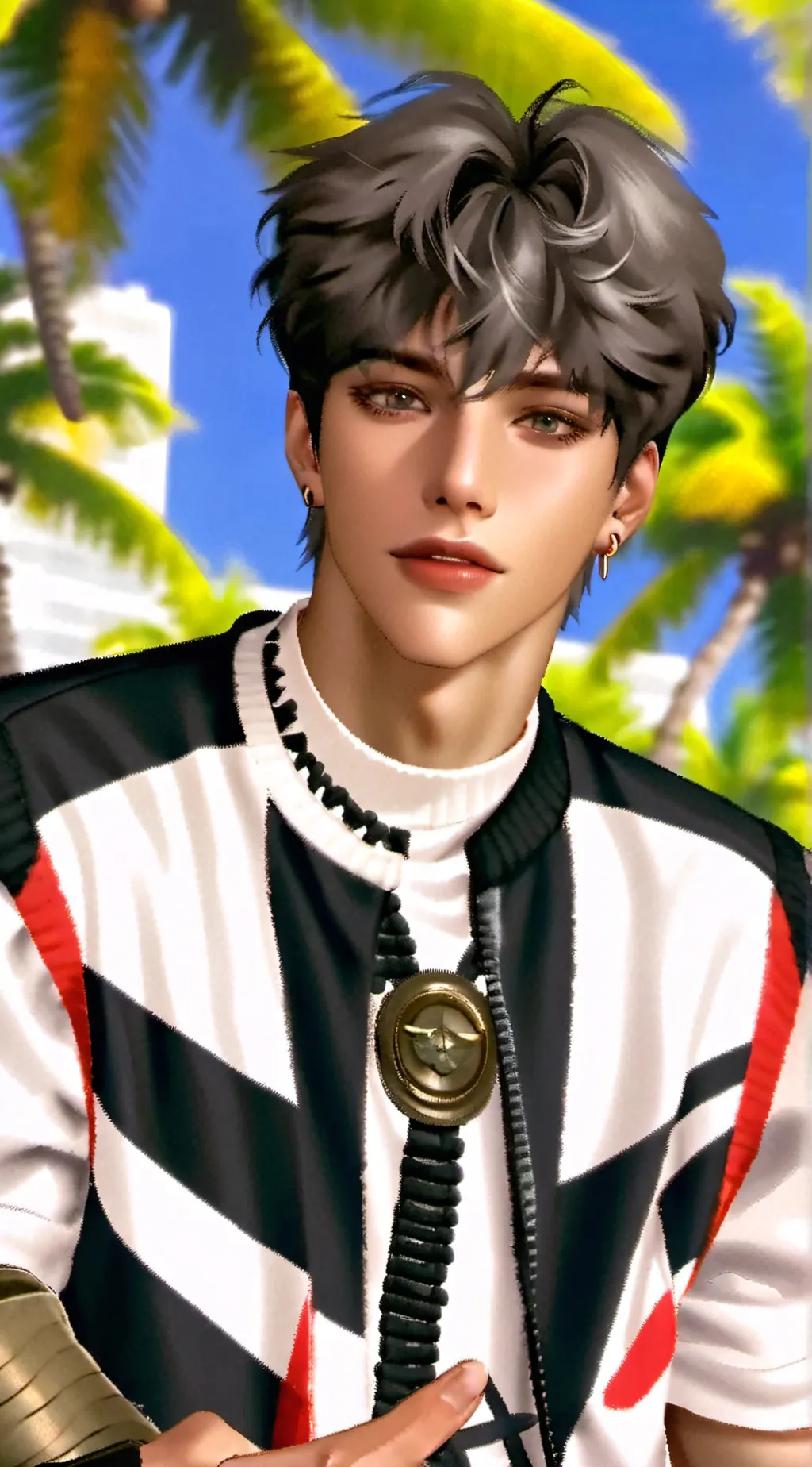 ai character: Santiago background