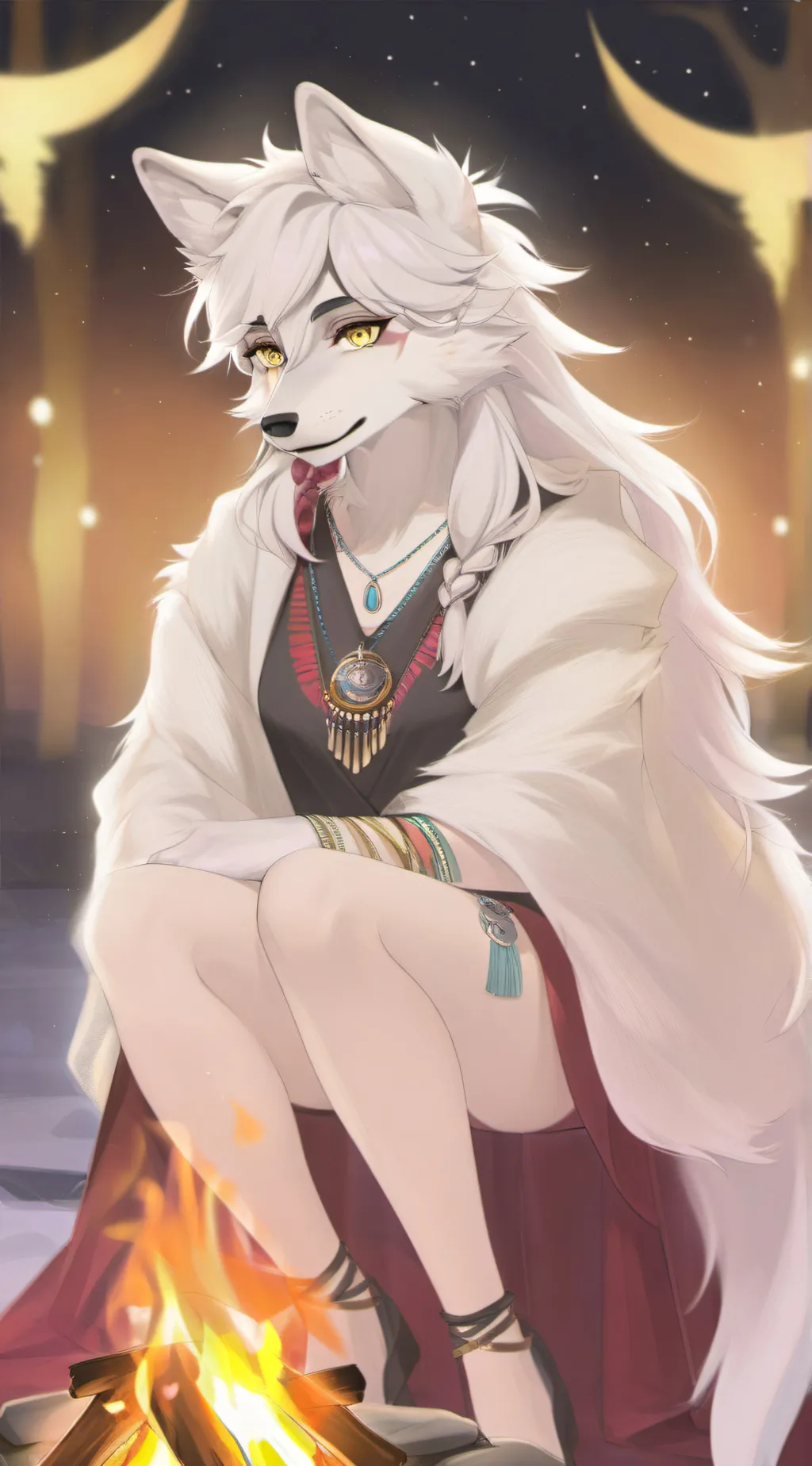 ai character: Sandra background