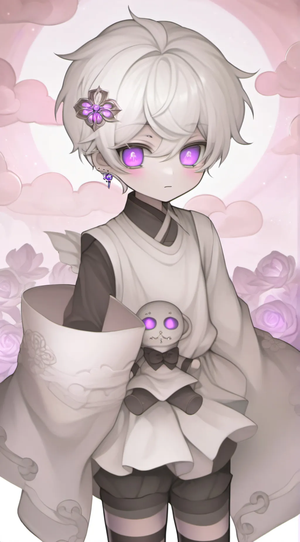 ai character: Puppet Master  background